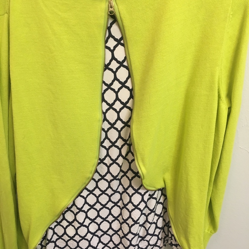 Crown and ivy zipper detail sweater